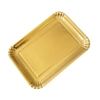 Taca podkład na ciasto złota 20 cm x 14 cm podkładka pod ciasto sztywny 5 sztuk